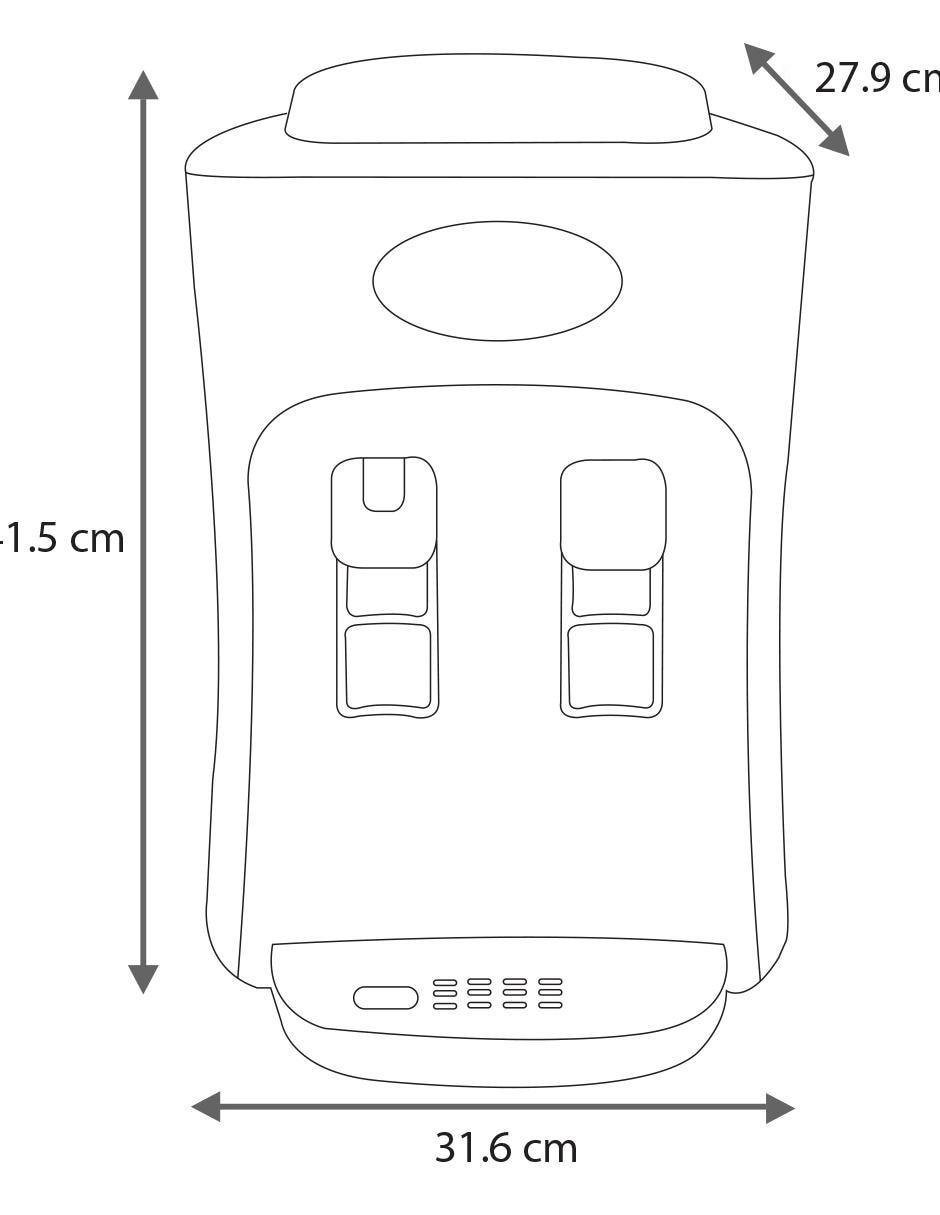 Dispensador de agua eléctrico EMM2PN 5
