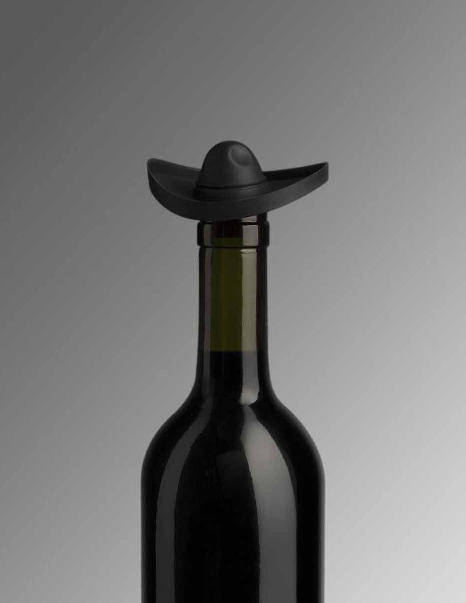 Tapón para vino Imagine Nation Vino el Sombrero 3