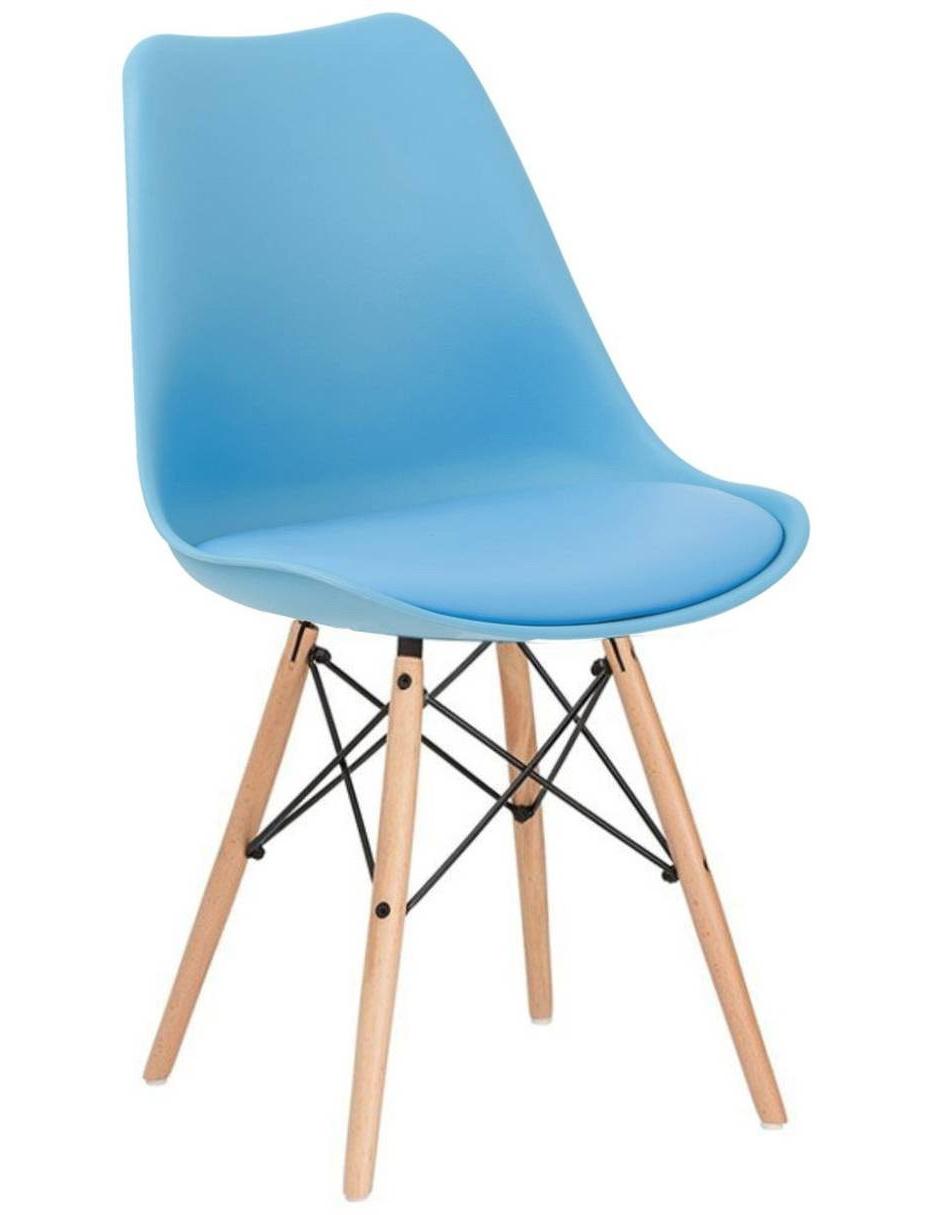 Silla Eames cojín básica negra