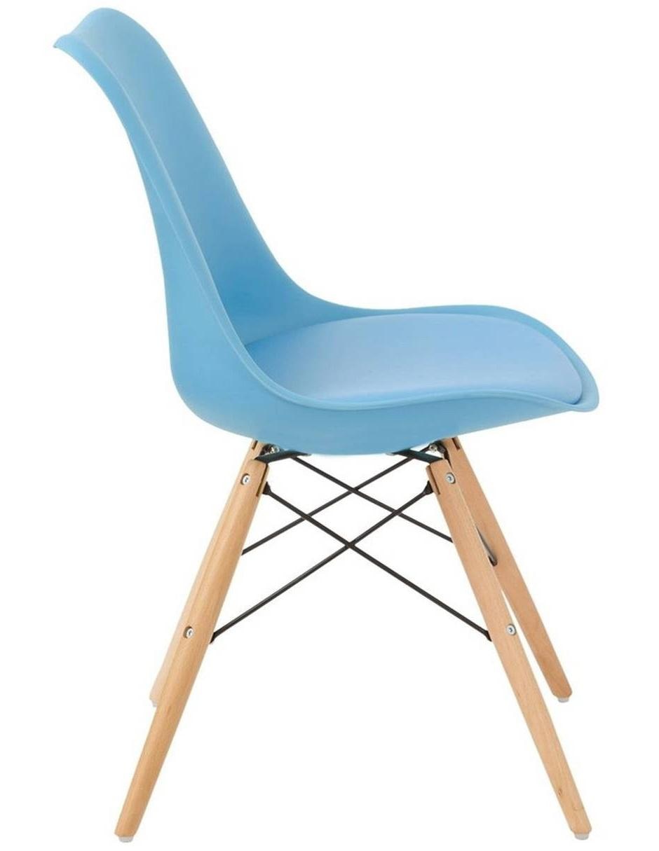 Silla Eames cojín básica negra