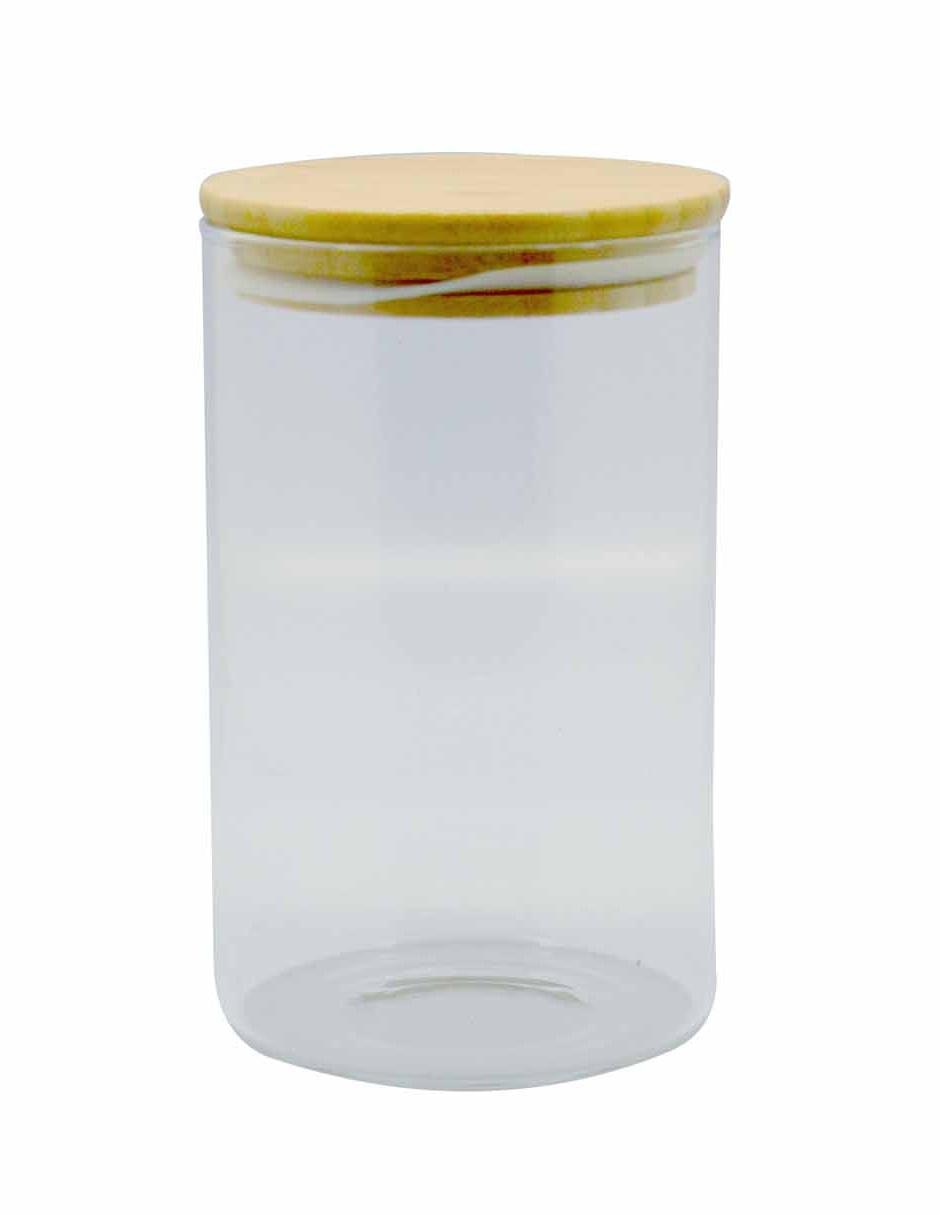 Contenedor hermético con tapa de Bambú 1000ml – CasaChic