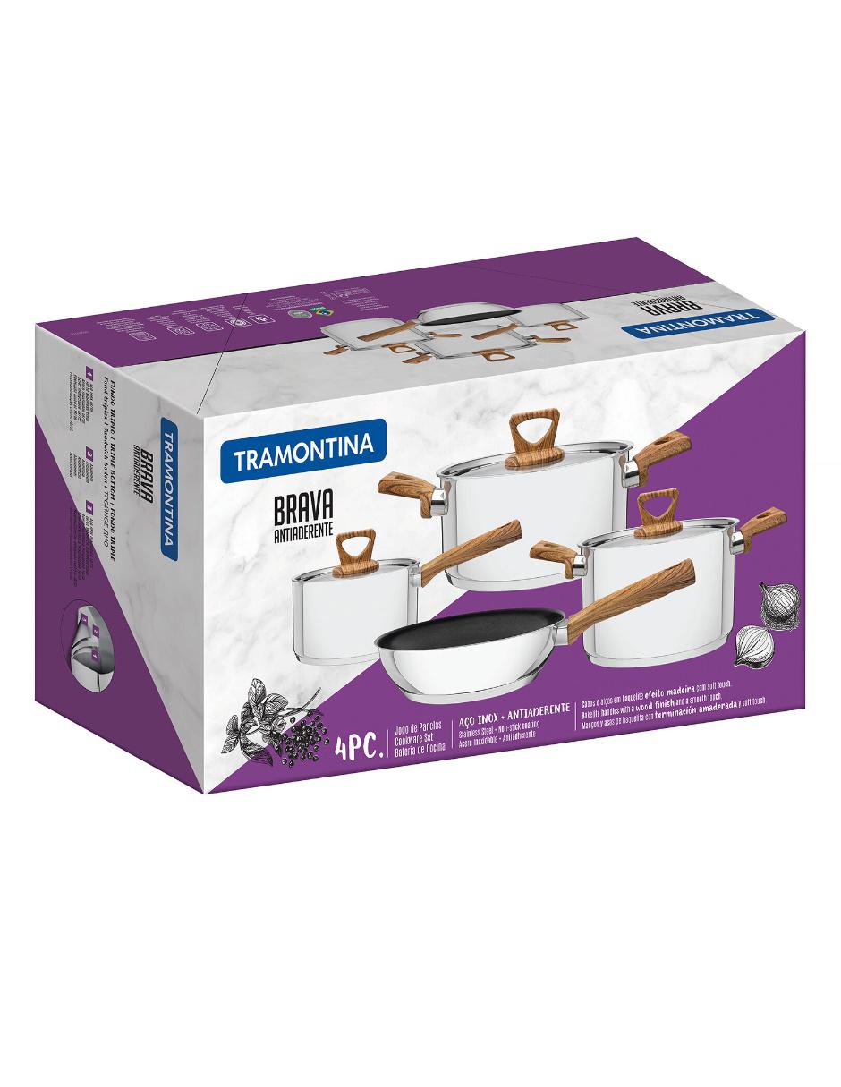 Batería de cocina de acero inoxidable 7 piezas
