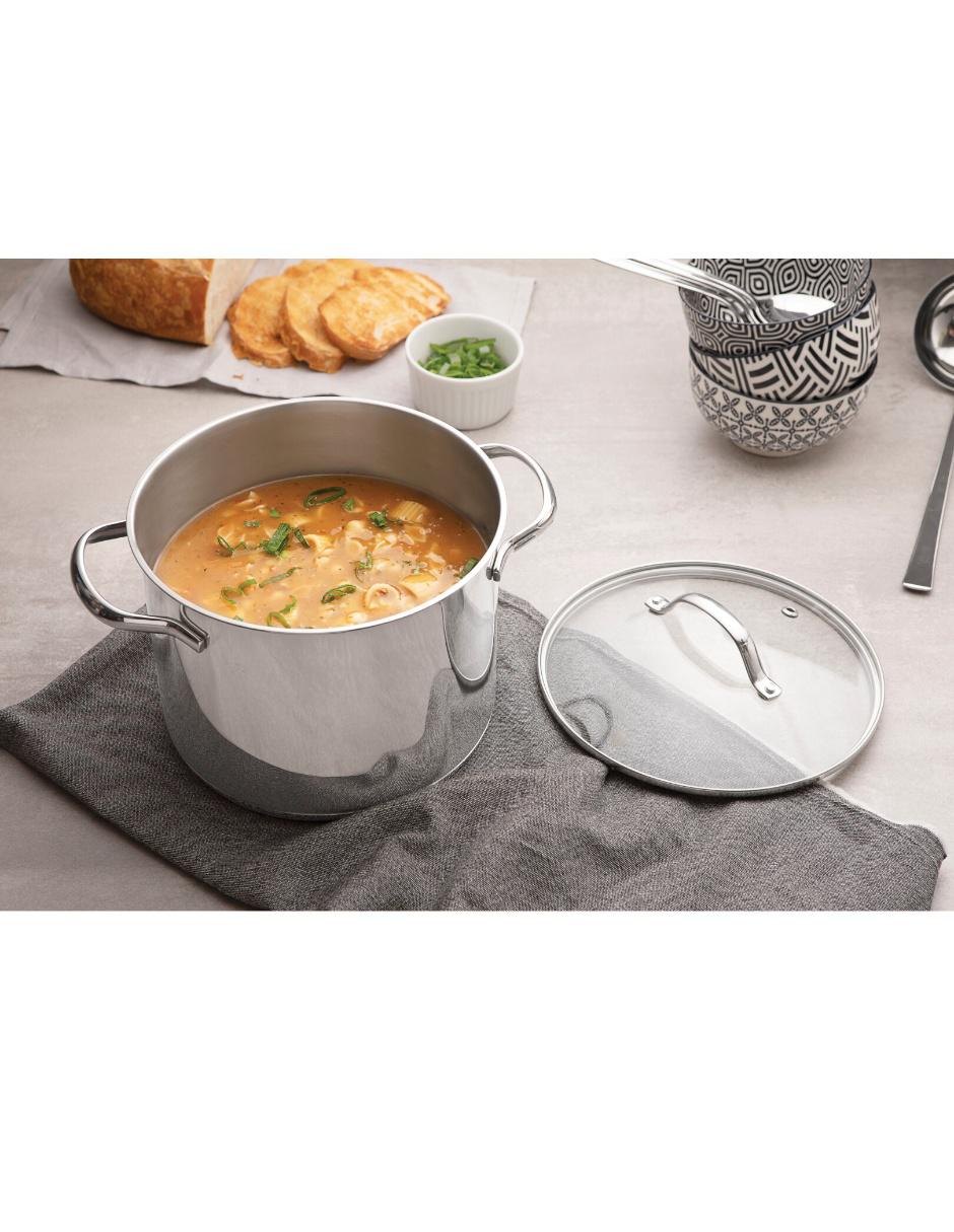 Batería de cocina 7 piezas acero inoxidable Una 5