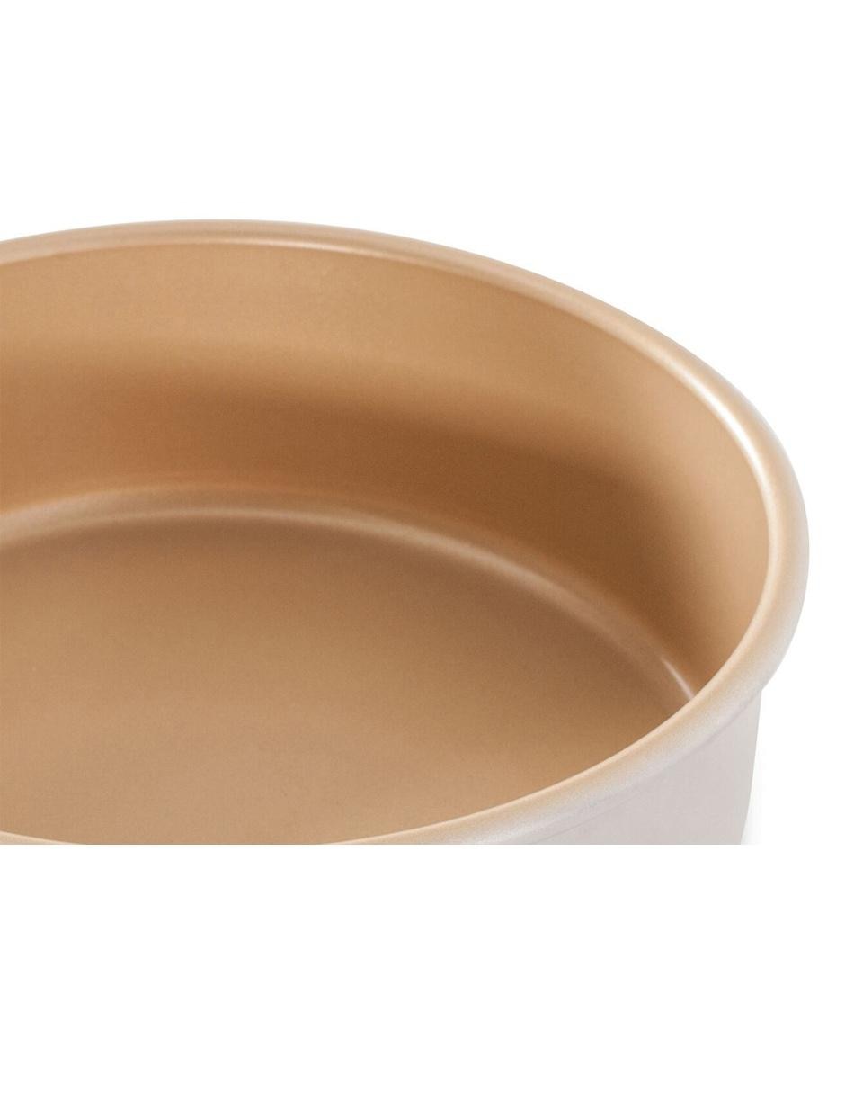 Molde para pastel Nordic Ware acero 22 cm dorado 3