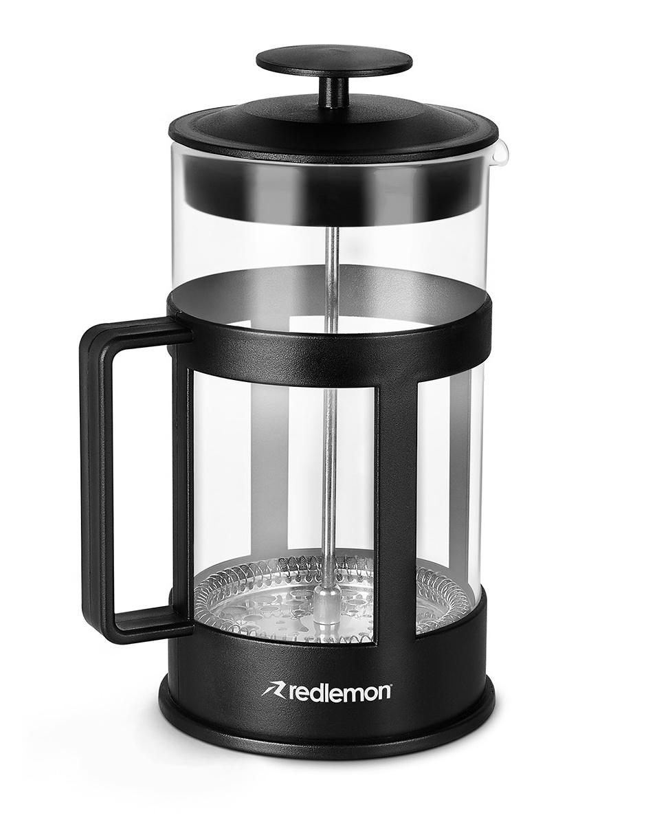 Prensa Francesa de vidrio Redlemon para café y té resistente capacidad 1  litro
