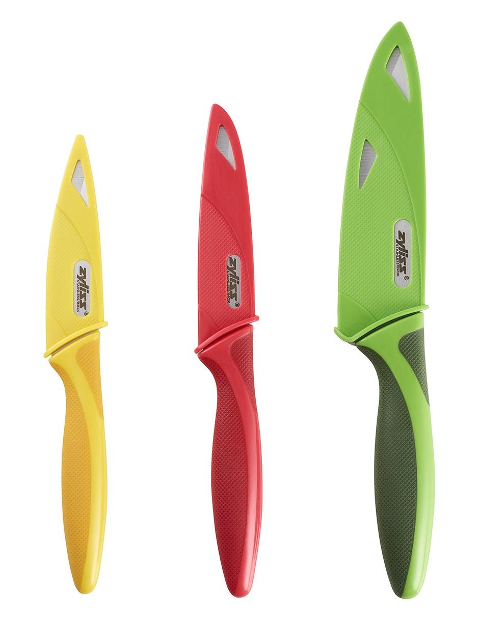 Set de cuchillos multiusos 3 piezas Set de cuchillos multiusos 3 piezas