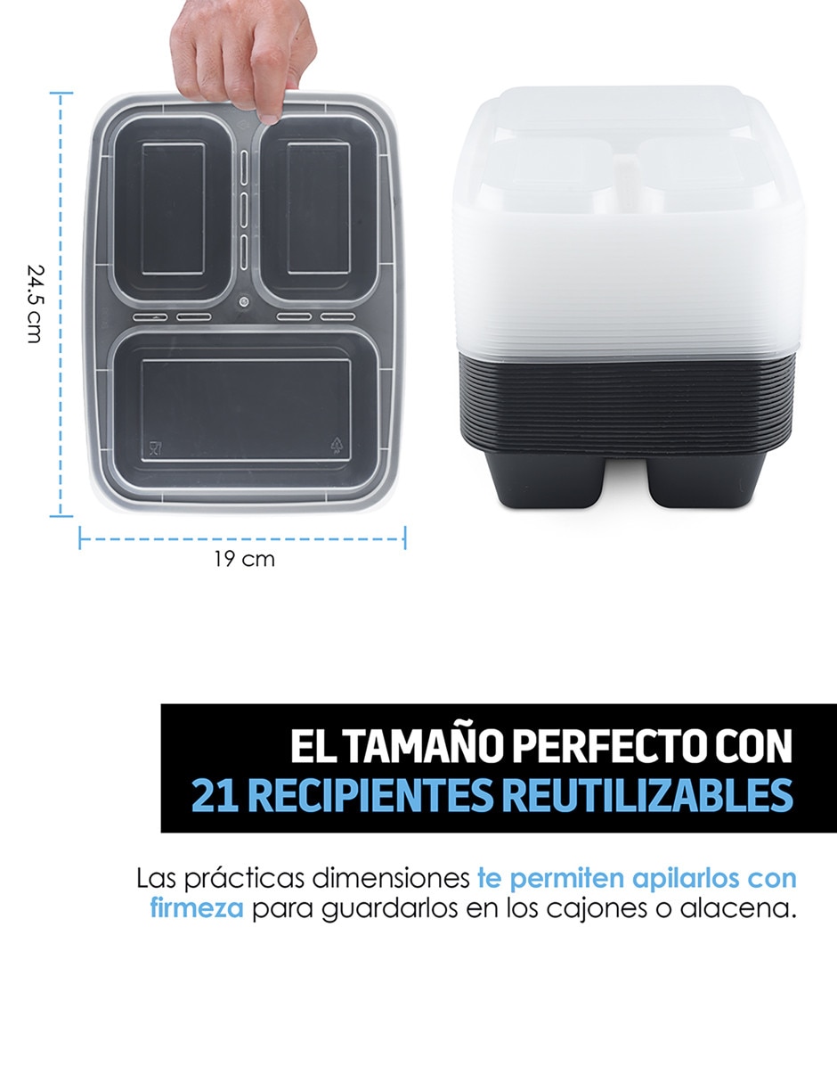 Contenedor hermético plástico 6