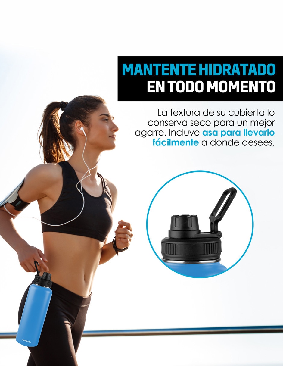 Termo de acero con tapa rosca 1.2 L 3