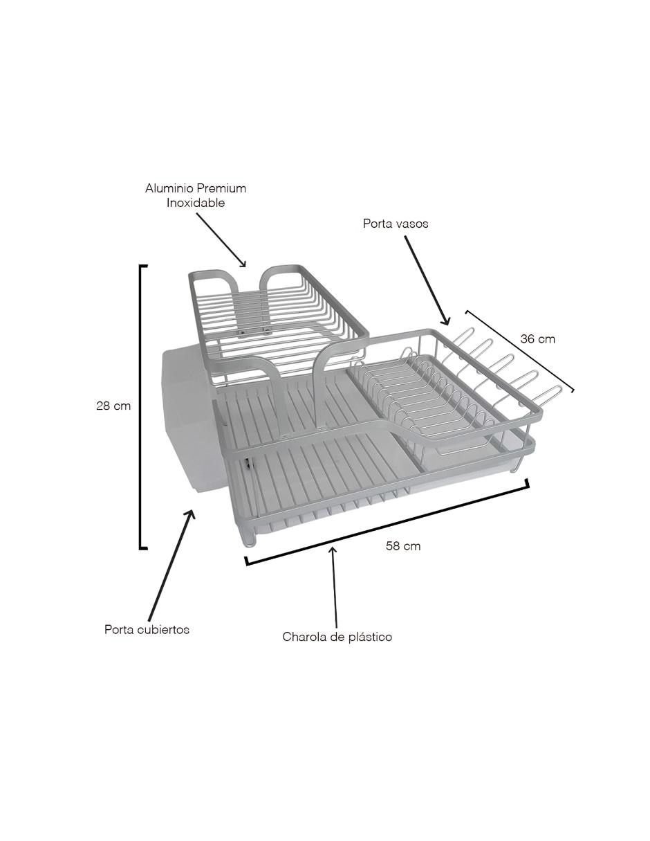 Escurridor de trastes de aluminio 4
