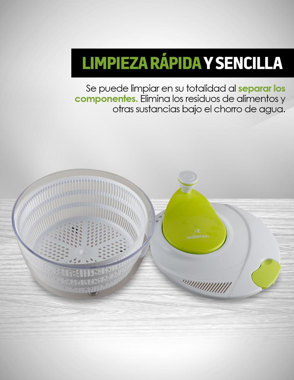 Centrifugadora de ensalada con escurridor Redlemon Salad Spinner 6