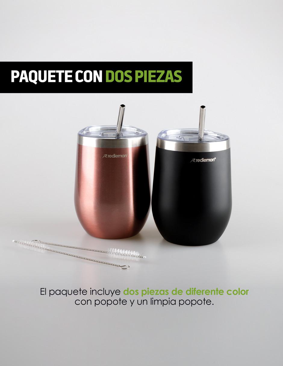 Termo de acero con tapa disc top 350 ml 6