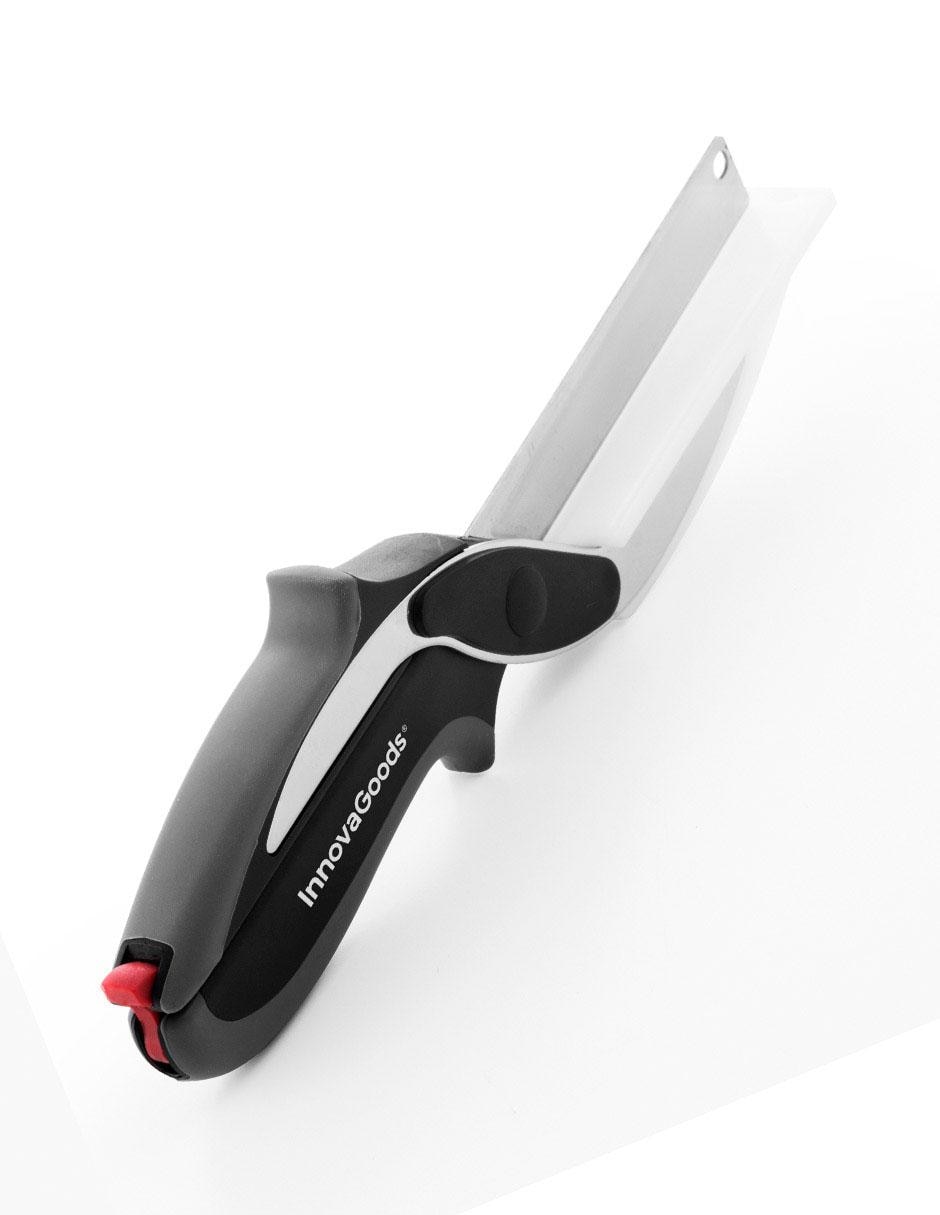 Cuchillo tijera con mini tabla de cortar InnovaGoods 2