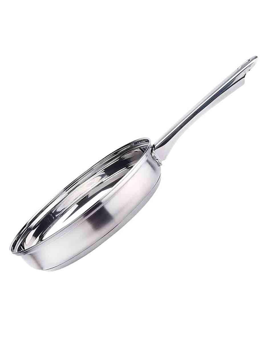 Batería de cocina de acero inoxidable antiadherente 7 piezas 4