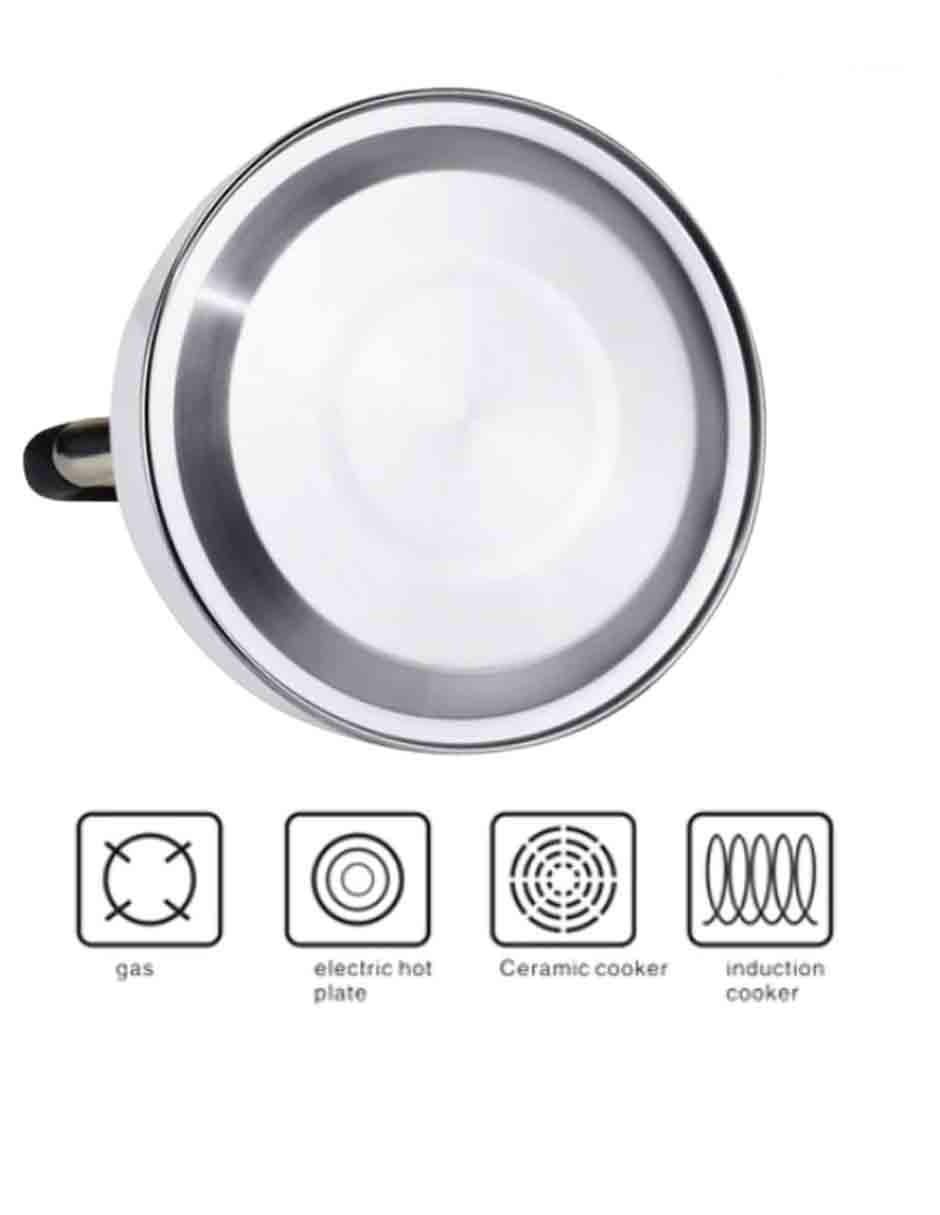 Tetera silbadora de acero inoxidable 4
