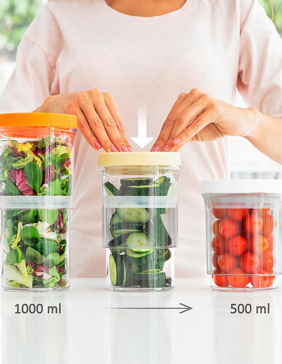 Recipientes de cocina ajustables y herméticos InnovaGoods 5