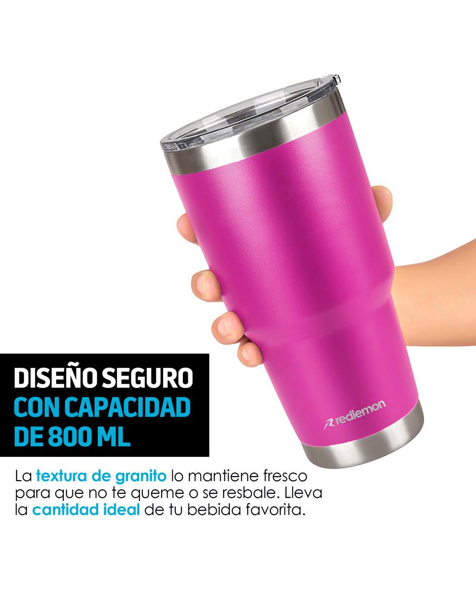 Termo de acero inoxidable con tapa disc top 800 ml 5