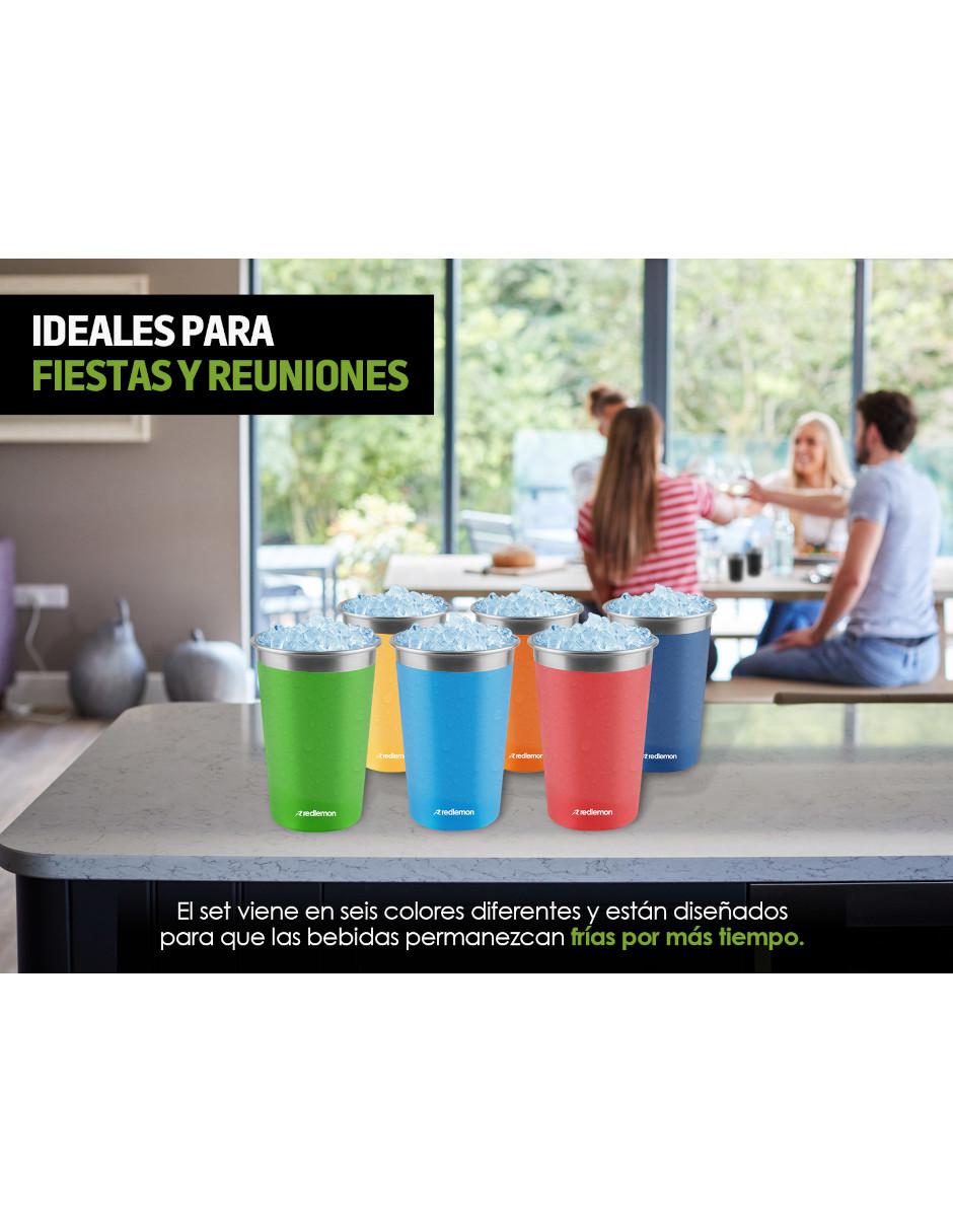 Set de vasos acero inoxidable 3
