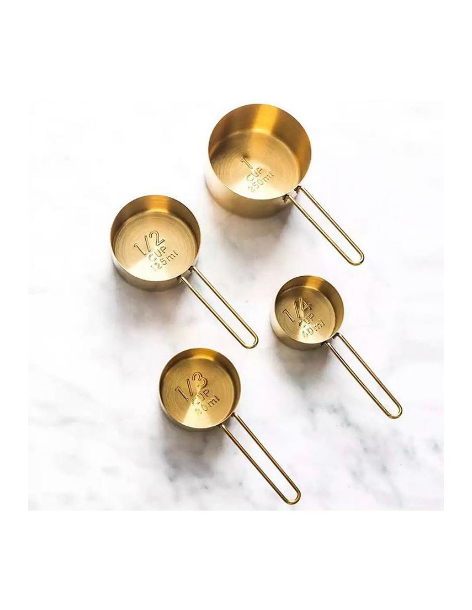 Set de cucharas medidoras de acero inoxidable 2