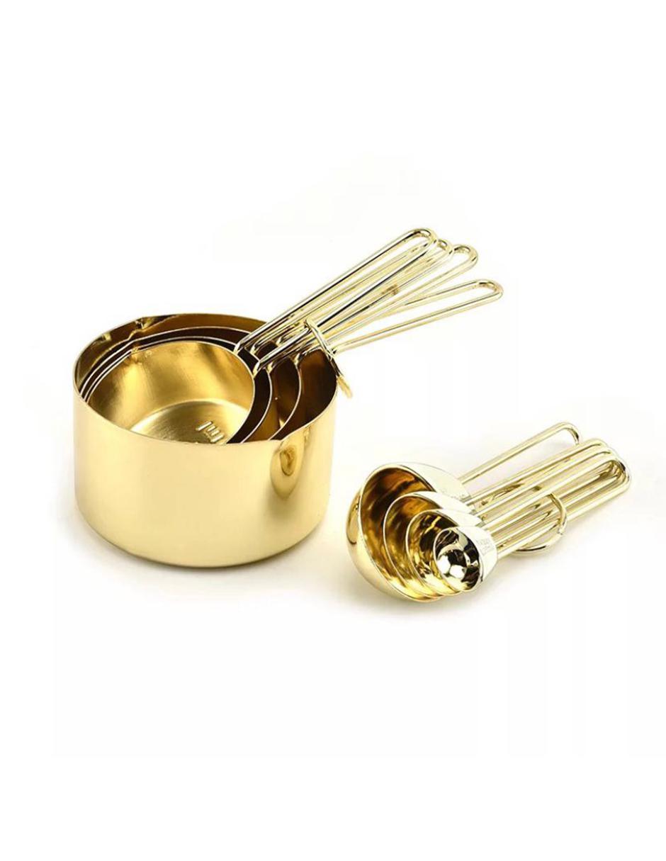 Set de cucharas medidoras de acero inoxidable 4