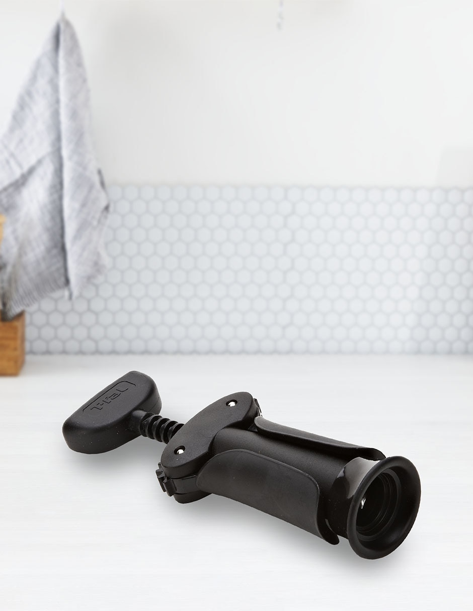 Sacacorchos acero Soft Black 2