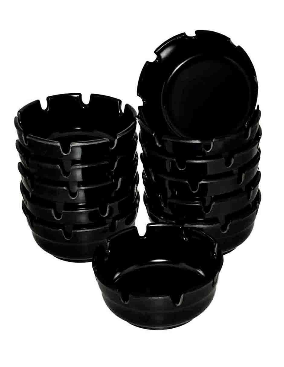 Set de 12 ceniceros de melamina