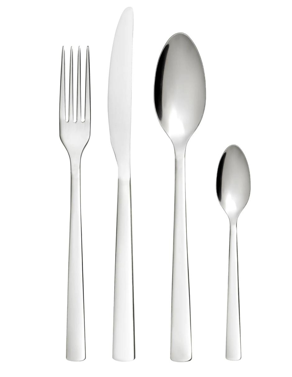 Set cubiertos de acero inoxidable 16 piezas