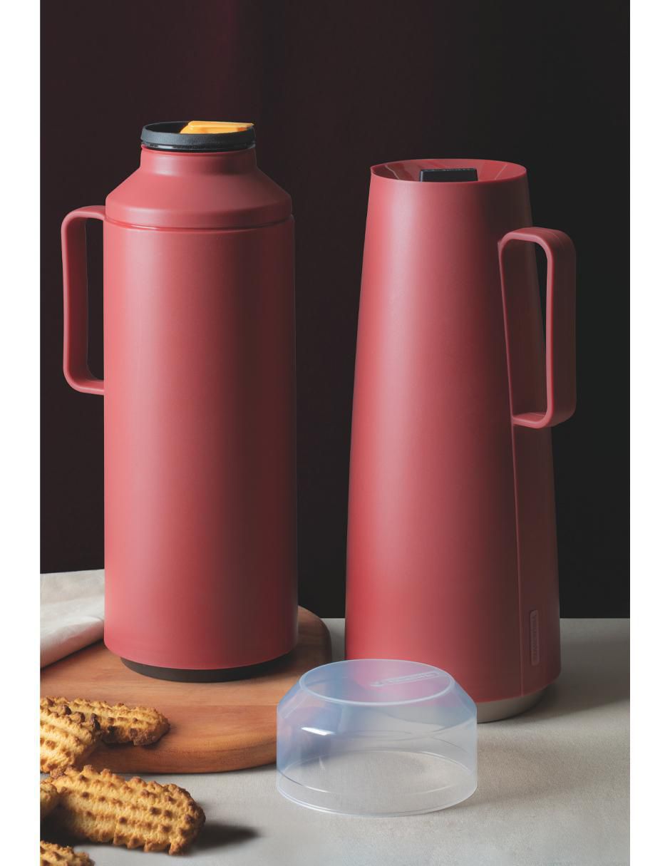 Termo de plástico con tapa rosca 1 L 3
