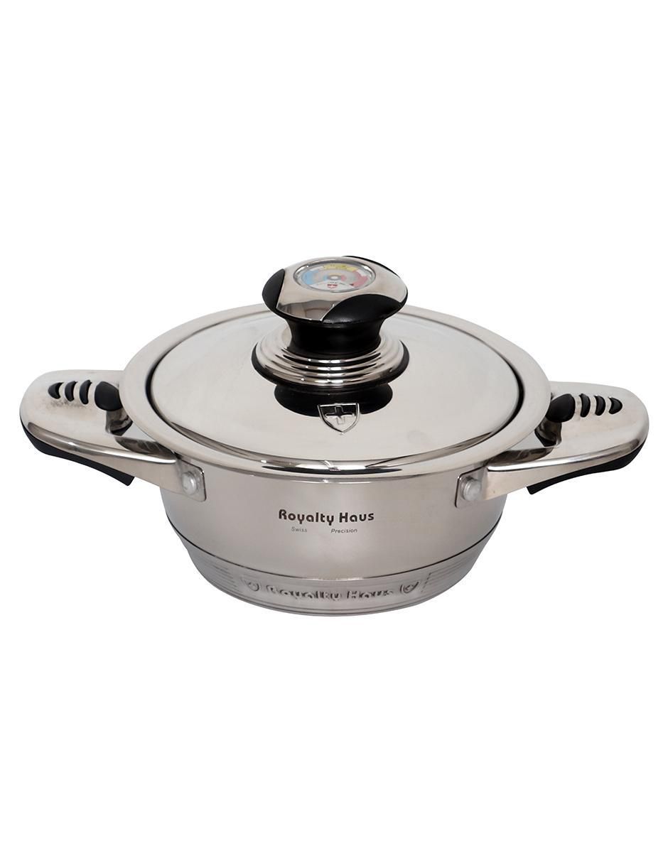 Batería de cocina de acero inoxidable antiadherente combinado 16 piezas 5