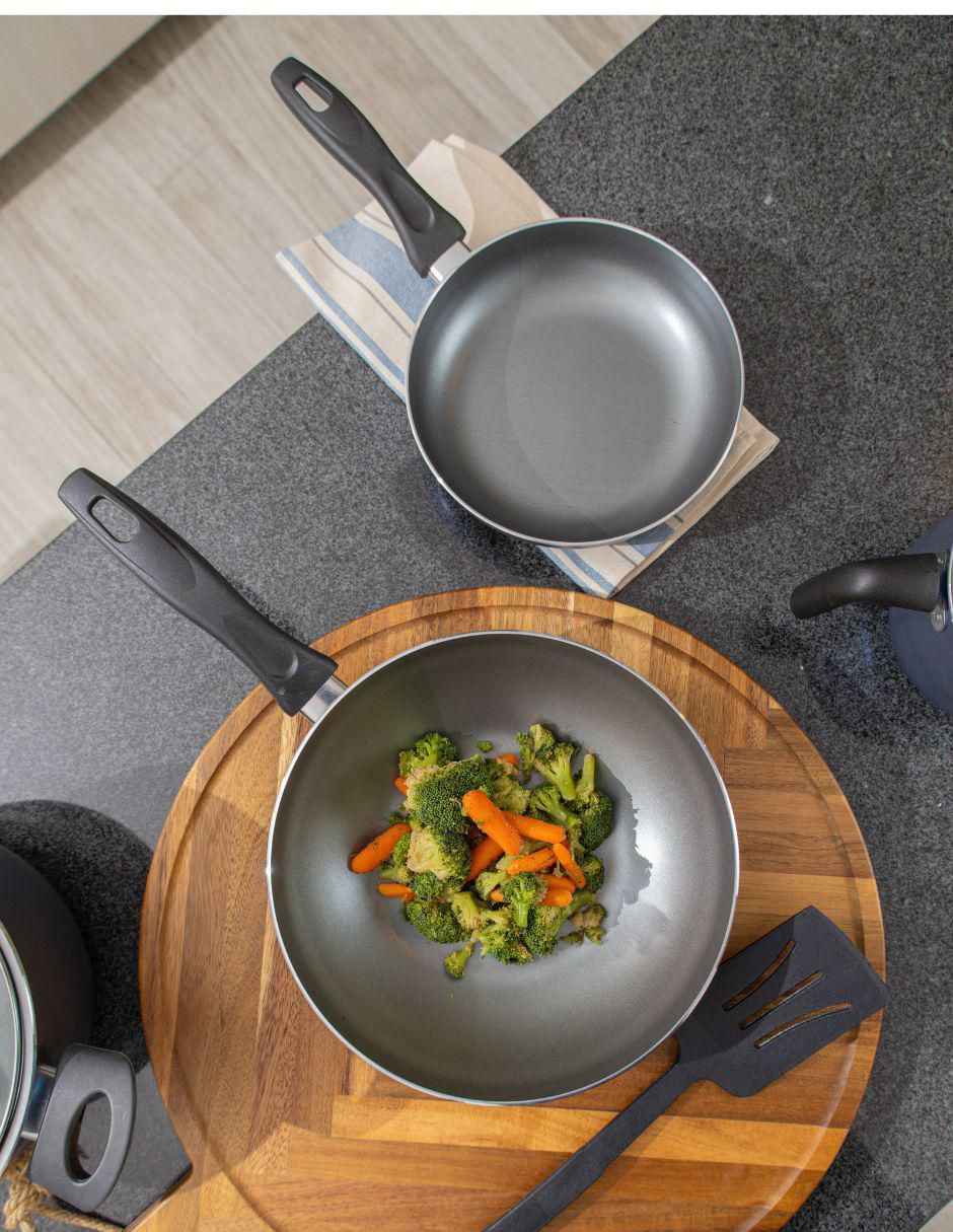 Batería de cocina Balance de aluminio antiadherente sin PFOA 14 piezas 5