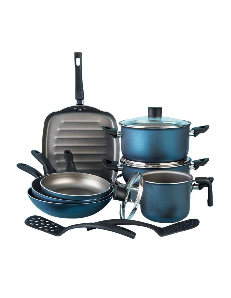 Batería de cocina Balance de aluminio antiadherente sin PFOA 14 piezas 7