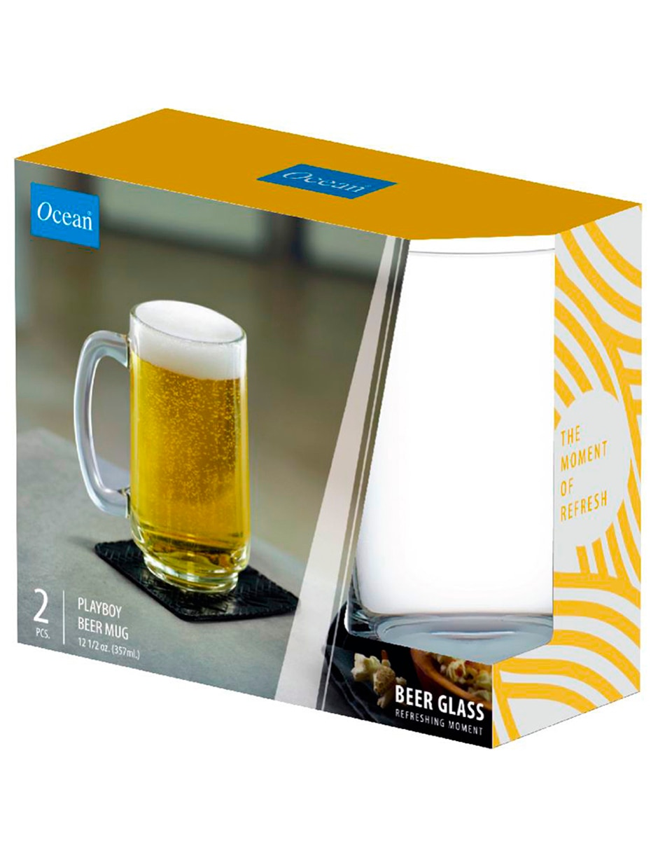 Tarro para cerveza Playboy de vidrio 4