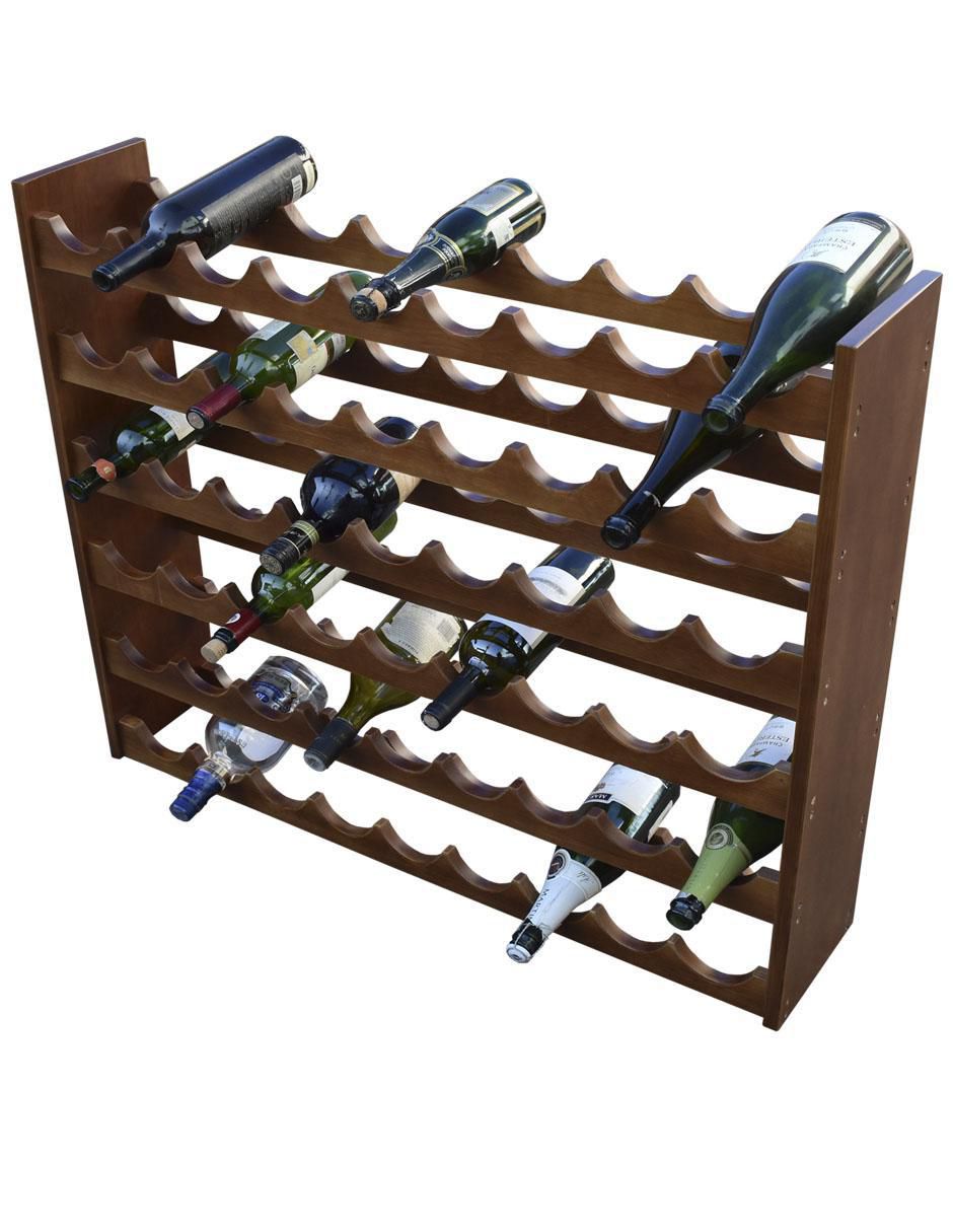 Cava de vinos 54 botellas madera 3
