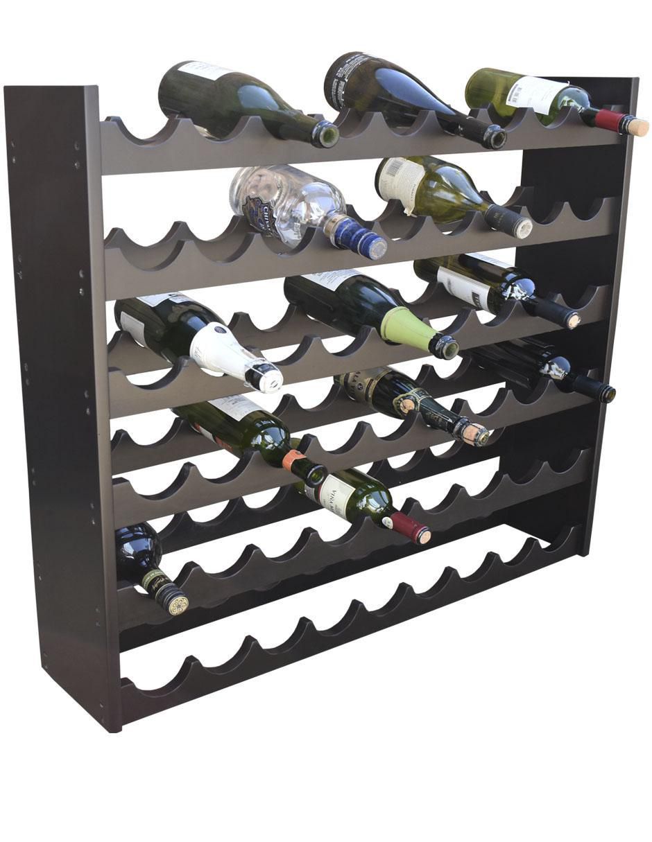 Cava de vinos 54 botellas madera 3