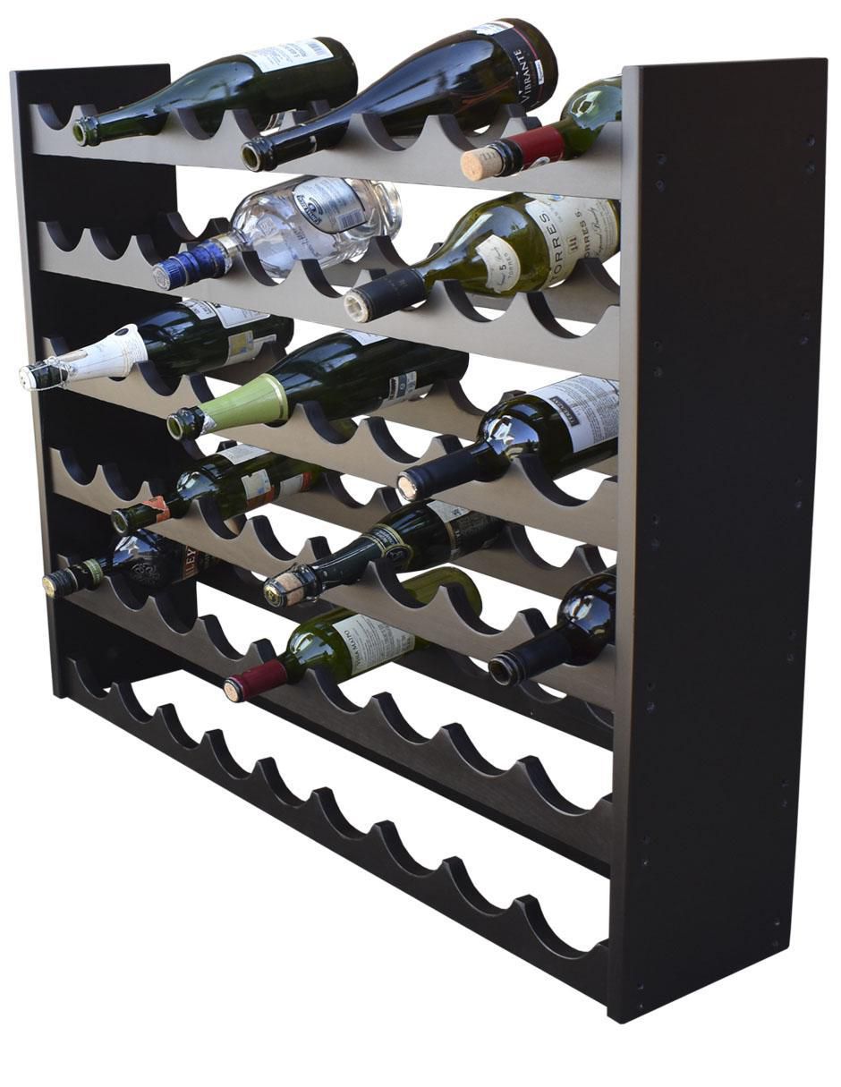 Cava de vinos 54 botellas madera 4