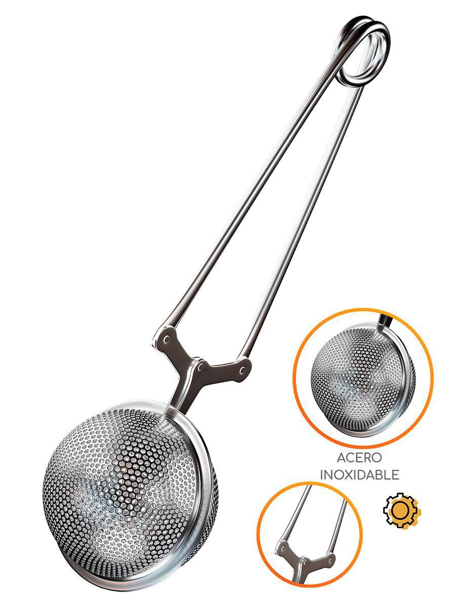 Infusor Tisana de acero inoxidable para té 4