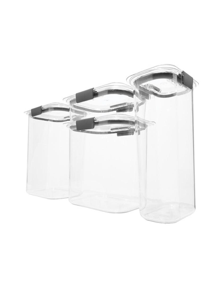 Set contenedores de plástico 4 piezas