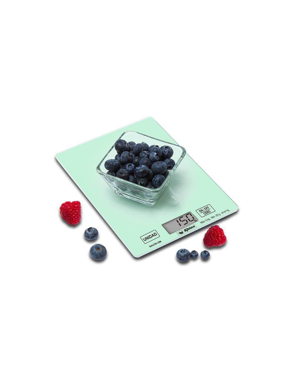 Báscula digital de cocina de cristal BACRI-5M 3