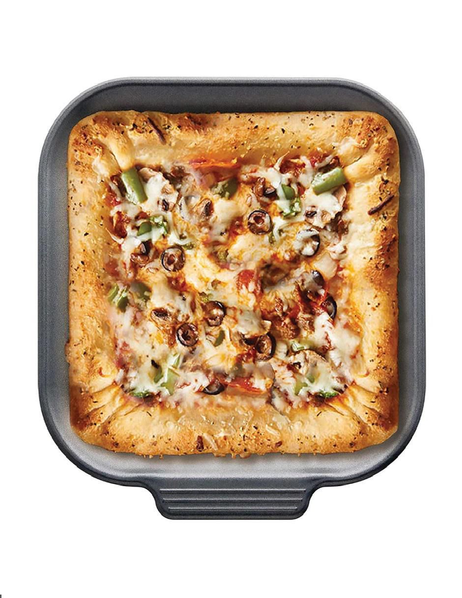 Charola para pizza de acero aluminizado 2