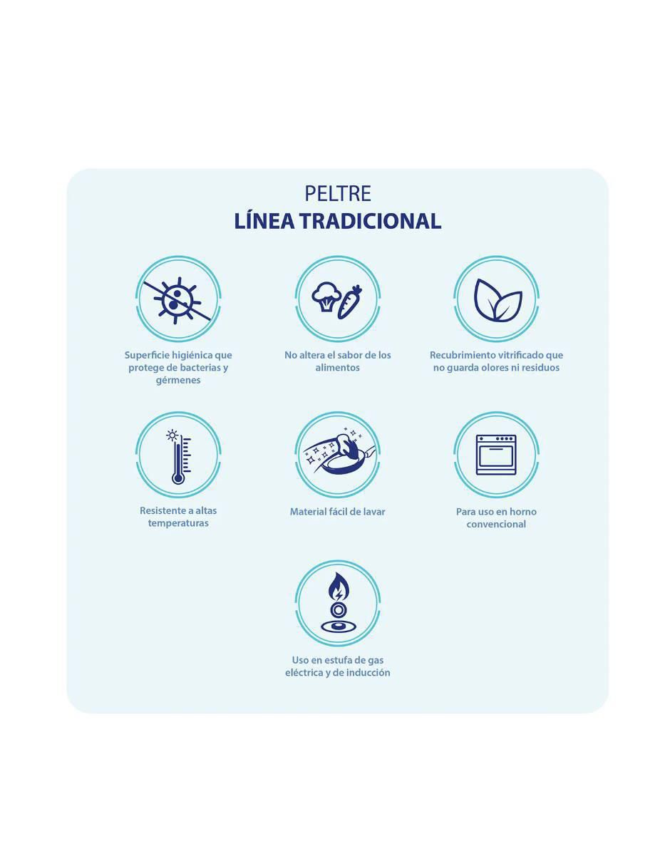 Batería de cocina Yaqui Plus de acero vitrificado 13 piezas 3