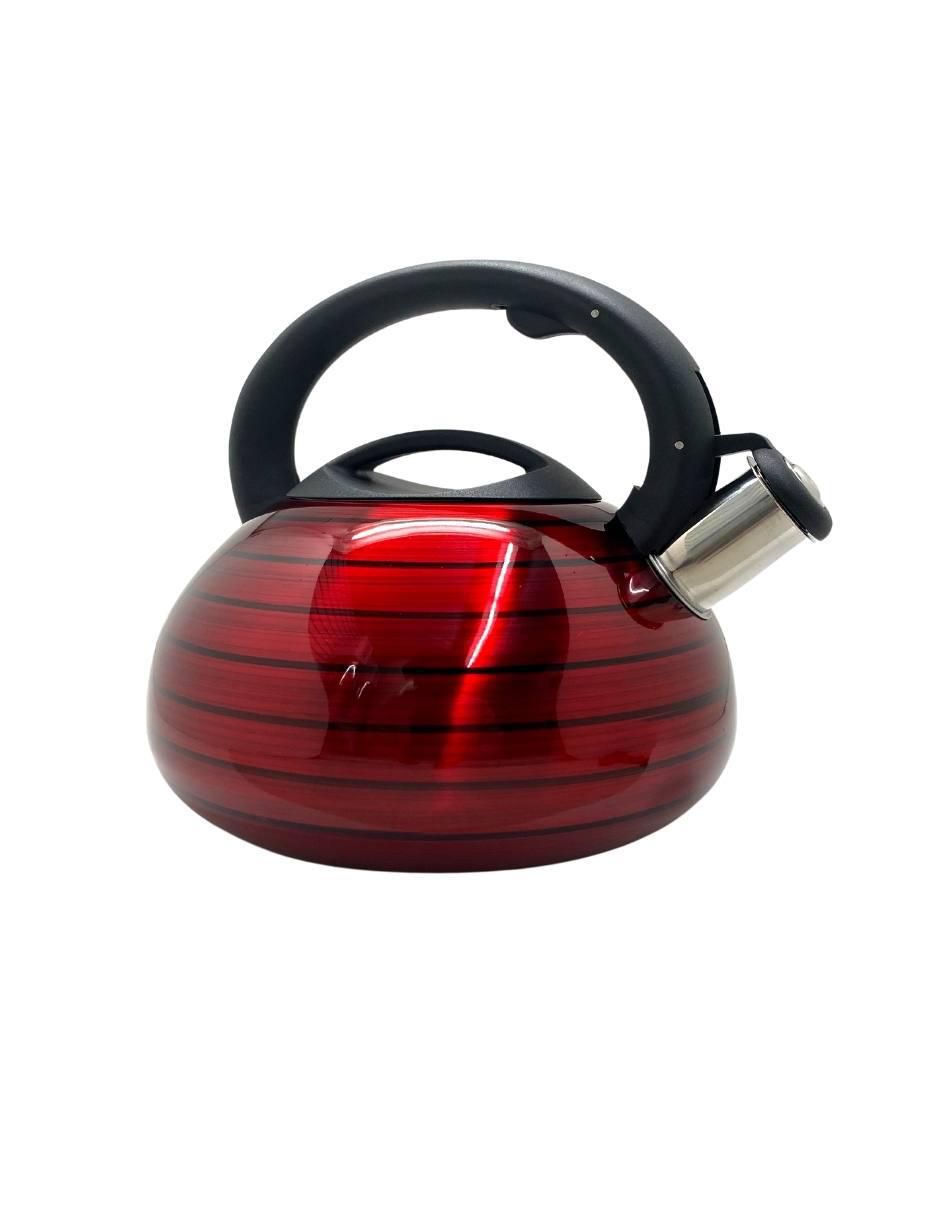 Tetera silbadora de acero inoxidable
