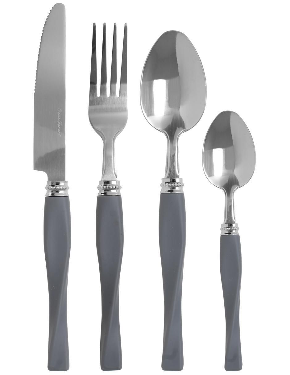 Set cubiertos de acero inoxidable 16 piezas