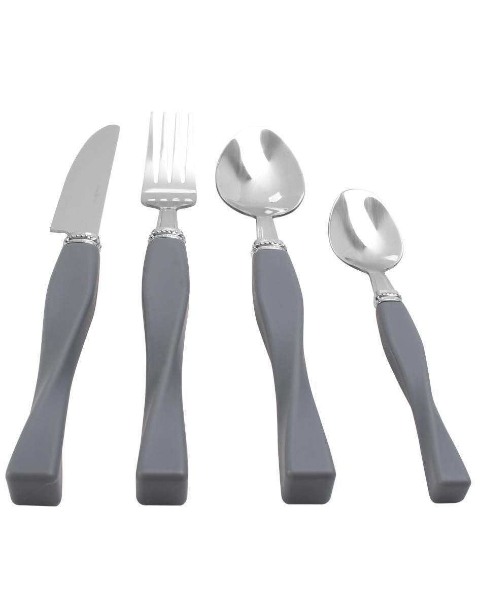 Set cubiertos de acero inoxidable 16 piezas 2