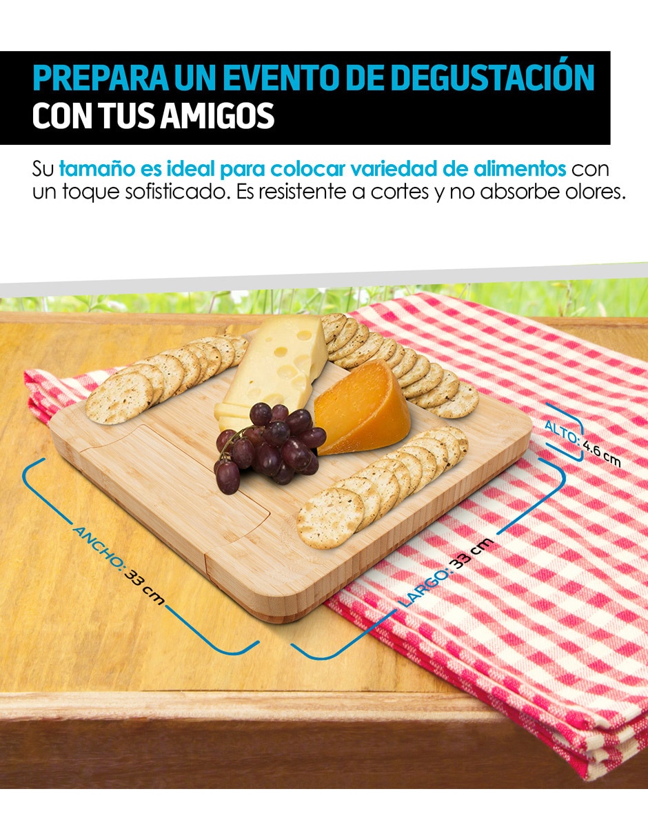 Tabla para queso de madera 3