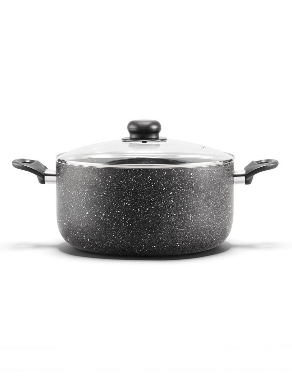 Batería de cocina de aluminio antiadherente piedra 16 piezas 5