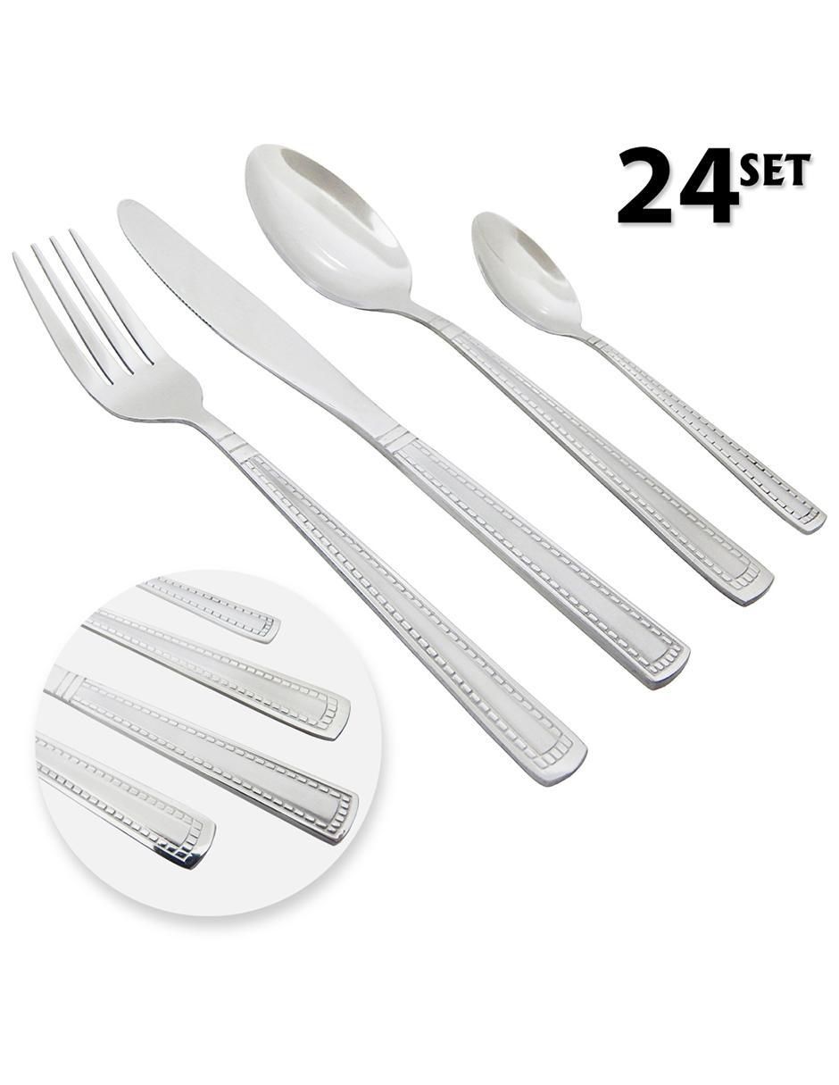 Set cubiertos Richmond de acero inoxidable 24 piezas 3