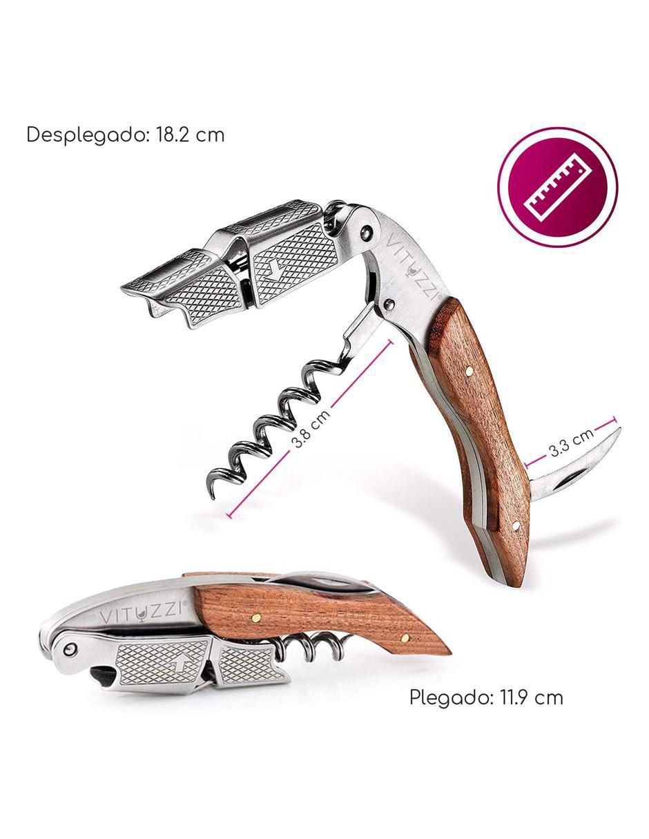 Set de Sacacorchos en forma de T de acero inoxidable 5