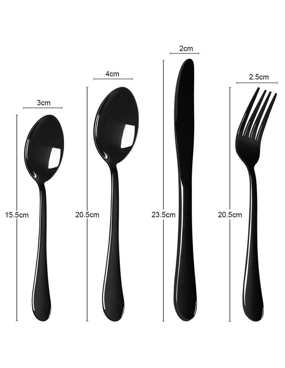 Set cubiertos Chelsea de acero inoxidable 24 piezas 4