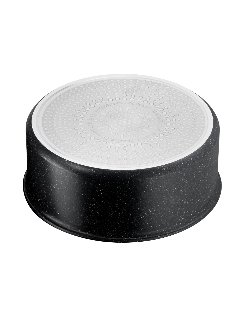 Batería de cocina de aluminio antiadherente minerales naturales 3 piezas 4