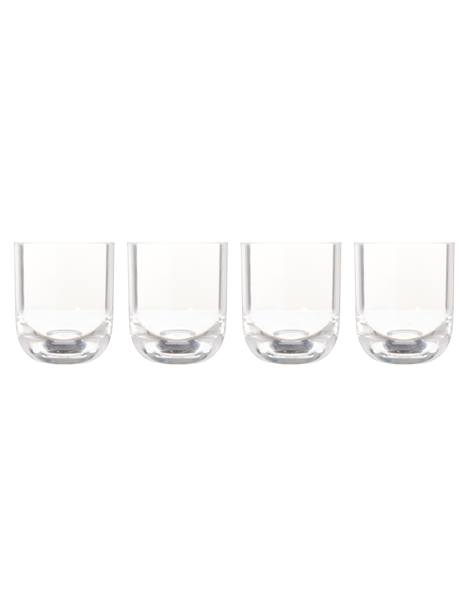 Set de vasos para agua Galerias El Triunfo de cristal con 12 piezas