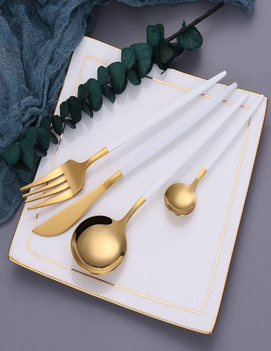 Set cubiertos de acero inoxidable 24 piezas 3